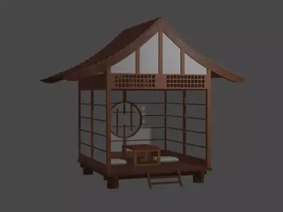 Japanese Building 3D model