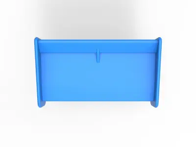 Wing of Supermodified front engine race car V2 Scale 1 to 25 3D print model