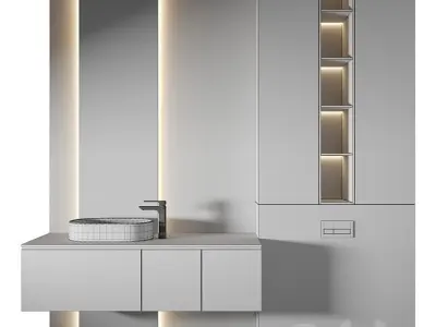 Luxury Bathroom 296 3D model