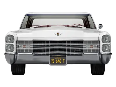 Cadillac coupe de ville 1966 3D model