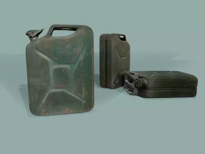 3D Scan Canister Low-poly 3D model