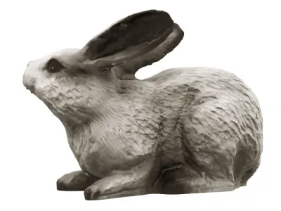 Garden figure Rabbit 3D model