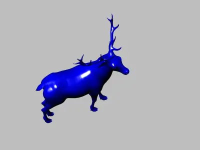 big size reindeer toy  stl verified 3D print model