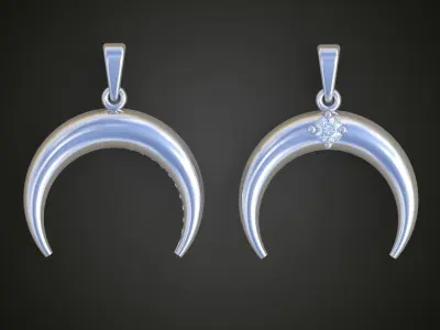 Pendant model 3D 0197 printable model 3D print model