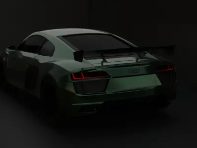Audi r8 car detailed model 3D model