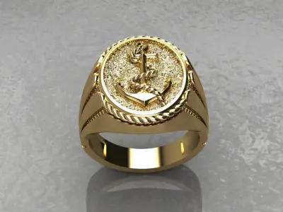 Ring Anchor 3D print model