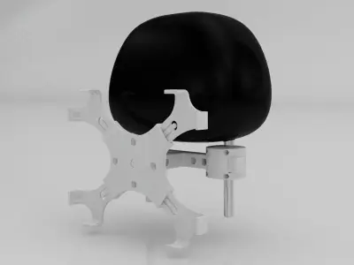 Ipad Holder for Car Seat Headrest 3D print model