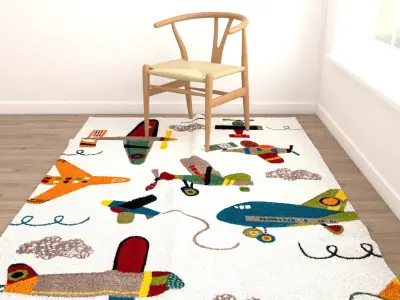 Rugs No 299 Low-poly 3D model