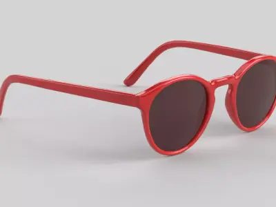 Trendy Eyewear Glasses Low-poly 3D model