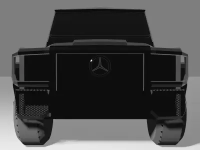 Mercedes Benz G63 in 8 formats including Blend OBJ stl and dea 3D model