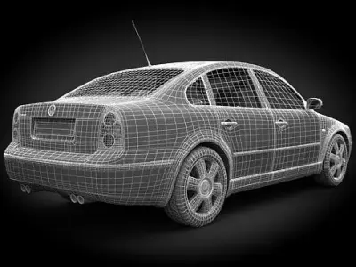 volkswagen passat 3D model