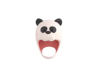 Prop069 Panda Hat 3D model