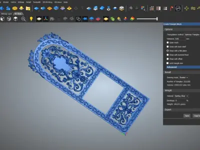 Church Door panel  3D model