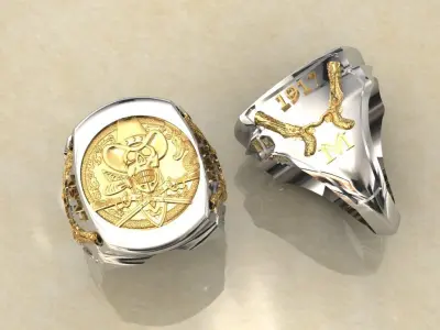 monkey ring  3D print model