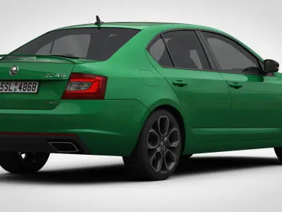 Skoda Octavia RS 2017 3D model