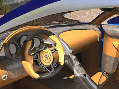 Bugatti Chiron 2017 3D model