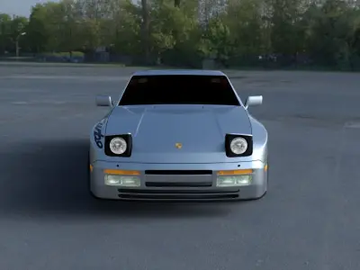 Porsche 944 Turbo S HDRI 3D model