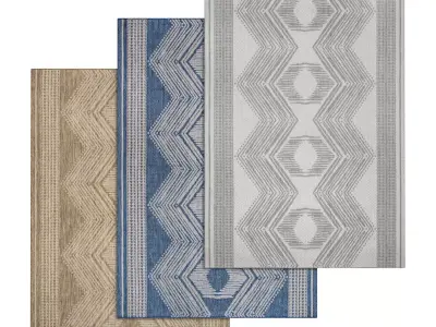 Rug Set 706 3D model
