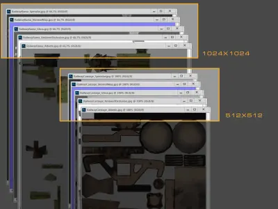 Railway Car Frame Low-poly 3D model