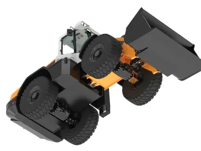 Liebherr L 524 Wheel Loader 3D model