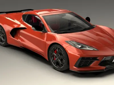 Chevrolet Corvette C8 Stingray CG 2020 3D model