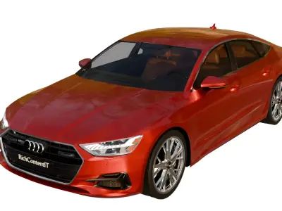 Audi A7 Sportback 2017-2024 3D model