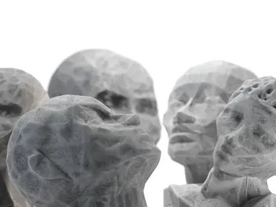 Bust Sculpture 3D model