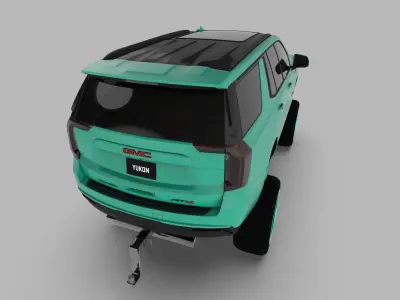 2021 Lifted truck  3D model