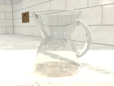 CHEMEX Glass Mug Free 3D model