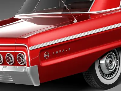 Chevrolet Impala Coupe 1964 3D model