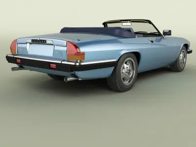 Jaguar XJ-S cabrio 3D model