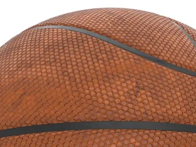 Basketball Textured 3D model