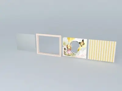 Picture Frame Bespoke Little Flutist Free 3D model