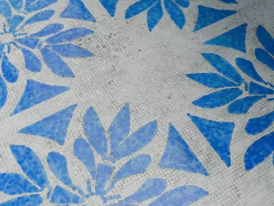 Mosaic Tiles Pattern 3 Seamless PBR Material Texture