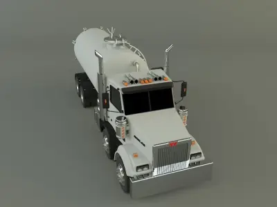 western star truck 3D model