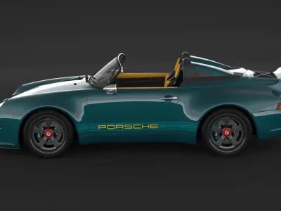 Porsche 993 Gunther Werks Speedster 3D model