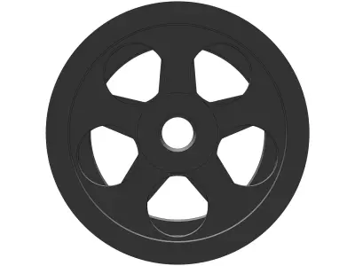 AMG Penta 164 RIMS FOR HOTWHEELS 3D print model