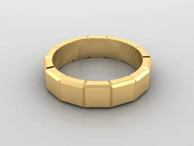 Ring M21 The luxury female wedding ring 3D print model