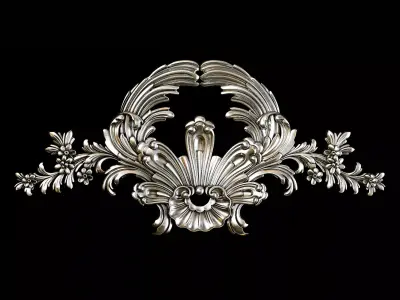 Classic carved 065 3D model