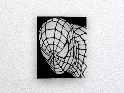 Spider Man Wall Art 3D print model