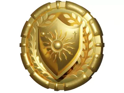 Medallion Sun Wreath  3D model