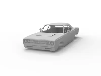 Plymouth road runner 1969 3D print model