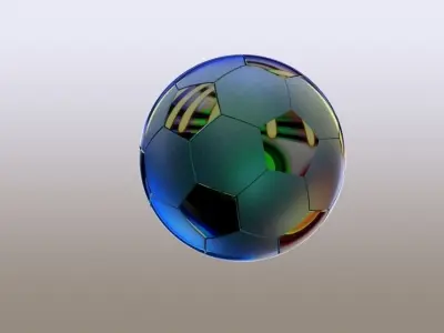 Soccer Ball Free 3D model 12
