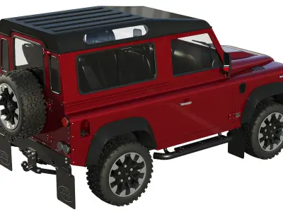 Land Rover Defender Works V8 3D model