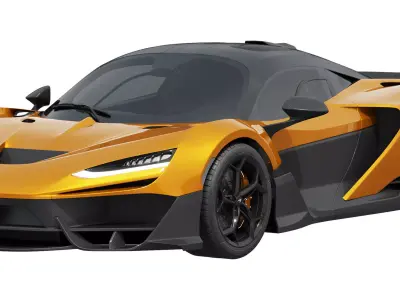 Mclaren W1 2025 3D model