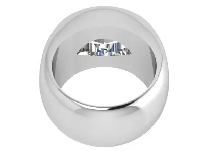 Marquise Diamond Band 4513 Free 3D print model