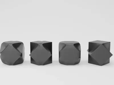 house decoration items Cube Free 3D model