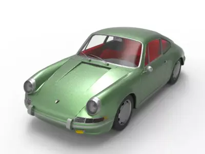 1964 Porsche 911 3D model