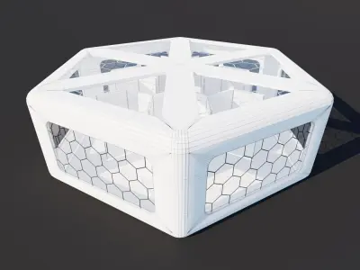 Art Gallery - 01 Low-poly 3D model