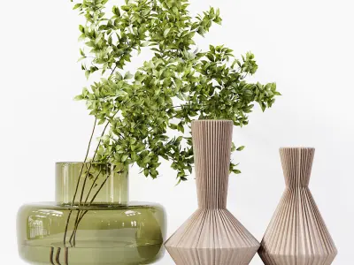 Decorative Set 03 3D model 5
